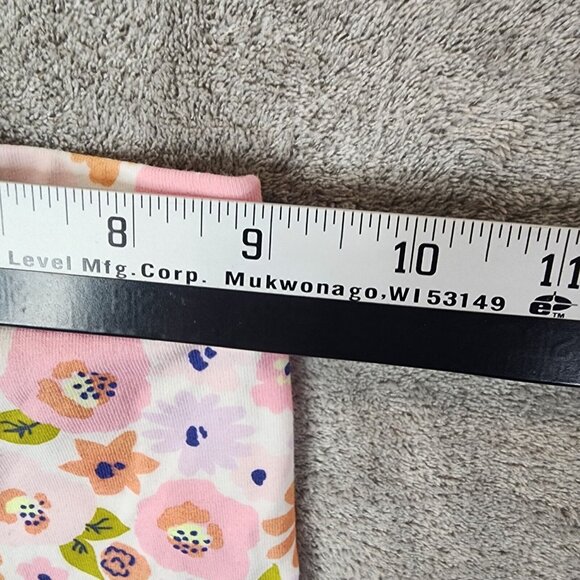 2 Pack Girls Cat & Jack Pink Floral Bike Shorts Mid Rise 5" Inseam XS (4-5) - Picture 8 of 11